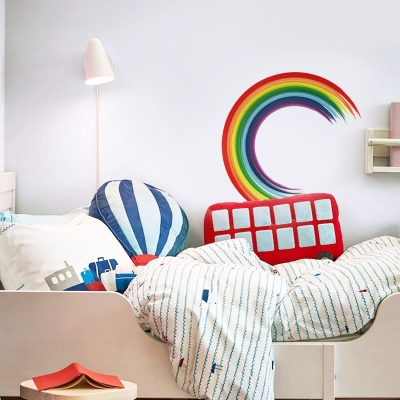 Vigor Circle Rainbow Dots Decals Wall Stickers