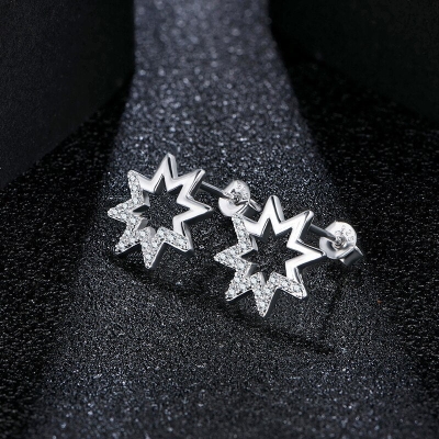Sparkling Moissanite Stud Earring &ndash; Perfect Shimmer!