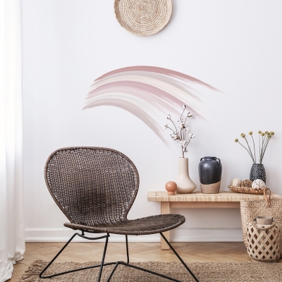 Boho Rainbow Decal: Vibrant and Stylish Wall Art