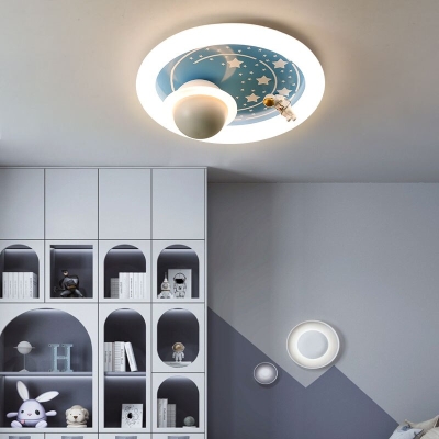 Astronaut Space Ceiling Light Kids Room