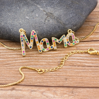 Jewellery for Mama Letter Pendant Necklace