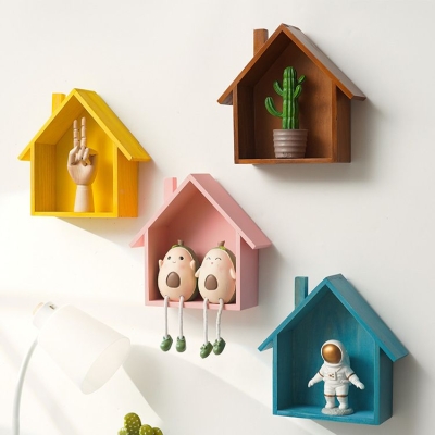 Wooden Wall Shelf: Small House Design | Stylish & Durable