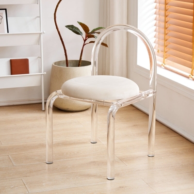 Luxury Acrylic Coffee Chair