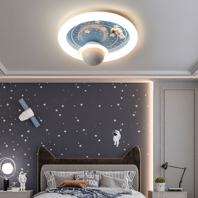 Astronaut Space Ceiling Light Kids Room