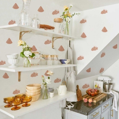 Boho Chic Pink Watermelon Wall Stickers - Enhance Your D&eacute;cor