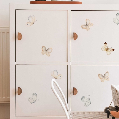 Boho Butterfly Wall Stickers: Vibrant Decor