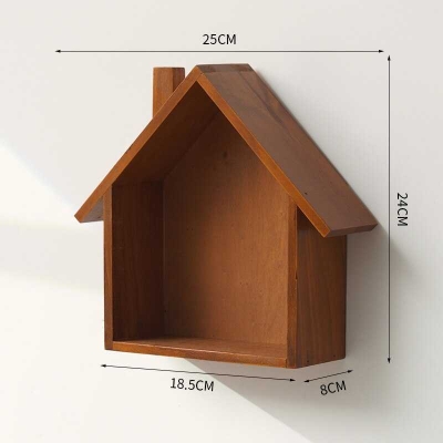 Wooden Wall Shelf: Small House Design | Stylish & Durable