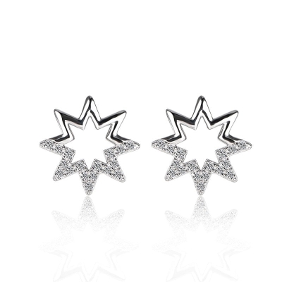 Sparkling Moissanite Stud Earring &ndash; Perfect Shimmer!