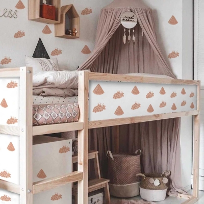 Boho Chic Pink Watermelon Wall Stickers - Enhance Your D&eacute;cor