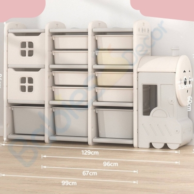 Kids Toy Storage Train: Efficient - Organised Storage Rack