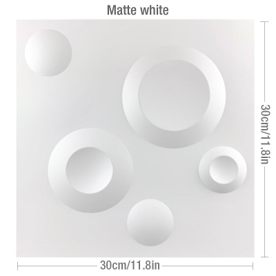 Circular Geometric 3D Wall Panel for House Wall Renovation