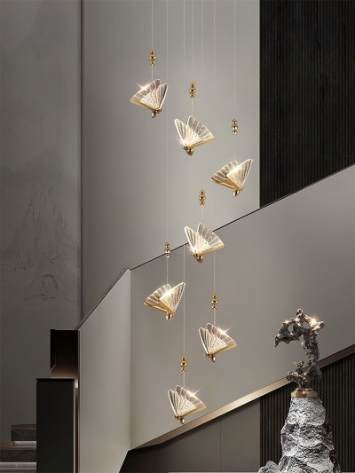 Butterfly Acrylic Chandelier