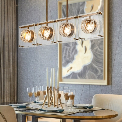 Crystal Balls Chandelier - Kitchen Island Lighting