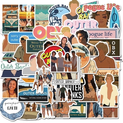 Outer Banks Stickers: Premium Quality Coastal Designs