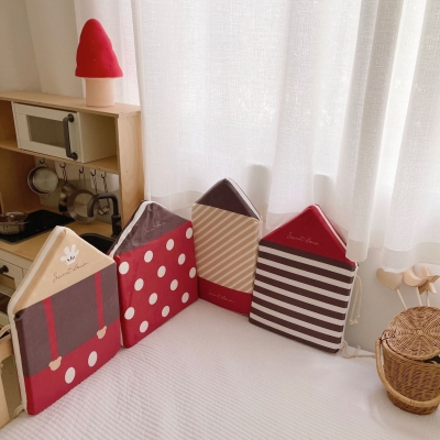 Plush Baby Bed Bumper House Design | Baby Bedding Set Accessories | Infant Crib Bumpers