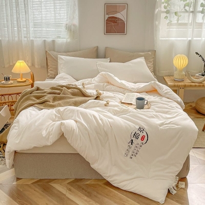 Soybean Fiber Filler Autumn Winter Comforter 100% Cotton Fabric Quilting Comforters for Baby Mother Grade A Warm Blanket Quilt