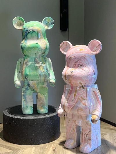 X Pushead Multi colorX Pushead Multi Color - Bearbrick Statue