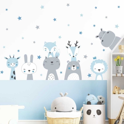 Woodland Animals Wall Decal: Charming Collection