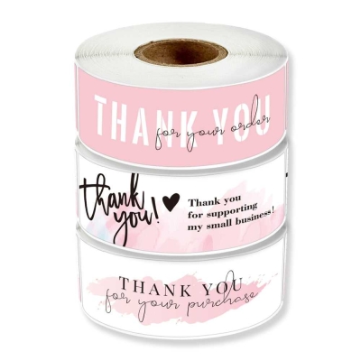 Thank You Order Stickers Pack: Express Appreciation