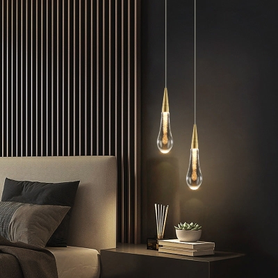 Crystal Drops Staircase Chandelier: Elegant Lighting