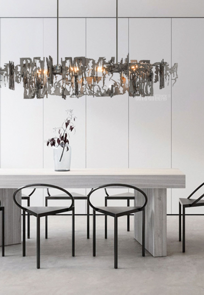 Rust Metal Chandelier: Exquisite Lighting Fixture