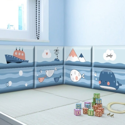 Deep Sea Divers Kids Wall Padded Safety Cushions