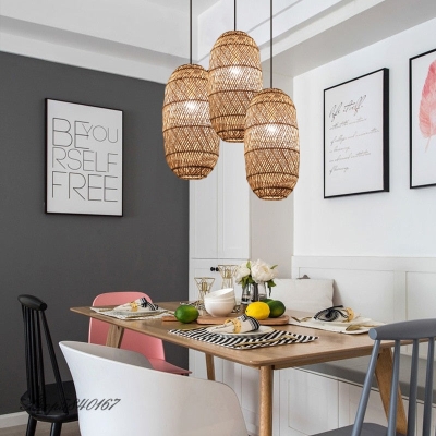 Vintage Rattan Lamp