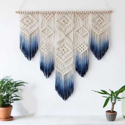 Bohemian Tapestry for Wall | Large Fiber Art Macrame for Wall | Living Room Wall Hanging Decor