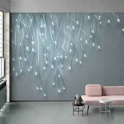 Glow Particles Wallpaper Mural: Elevate Your D&eacute;cor
