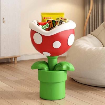 Mario Flower Statue: Unique Ornament for Mario Fans