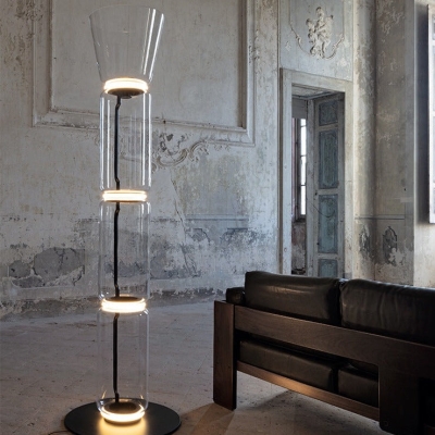LED Glass Floor Lamp Lighting for Living Room